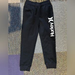 Boys size medium(9/10) Hurley joggers black